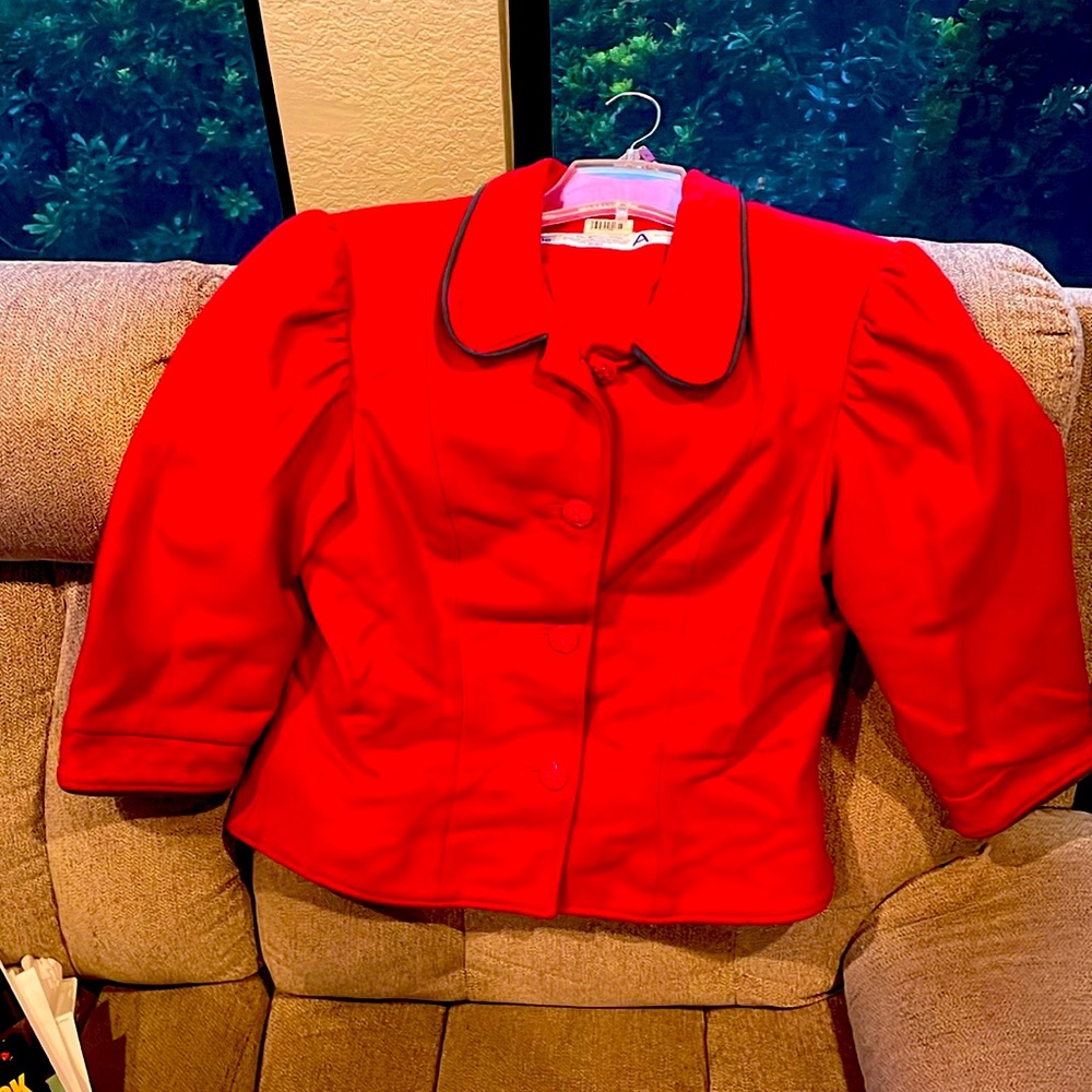 The Walt Disney Company Size 16 Red Costume Jacket